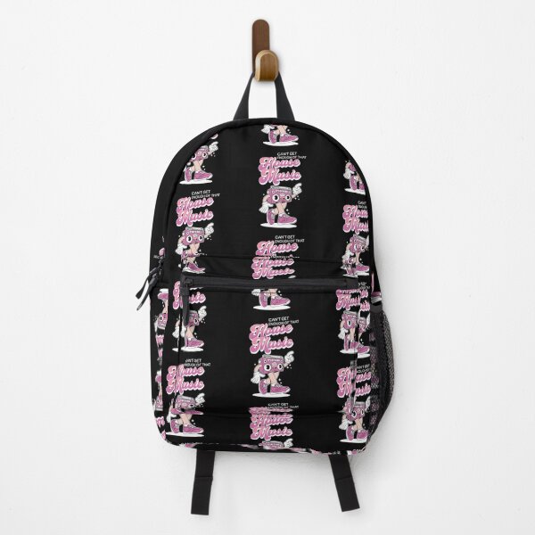Item preview, HOUSE MUSIC - Can't Get Enough (White/Pink) designed and sold by Discothreadz.