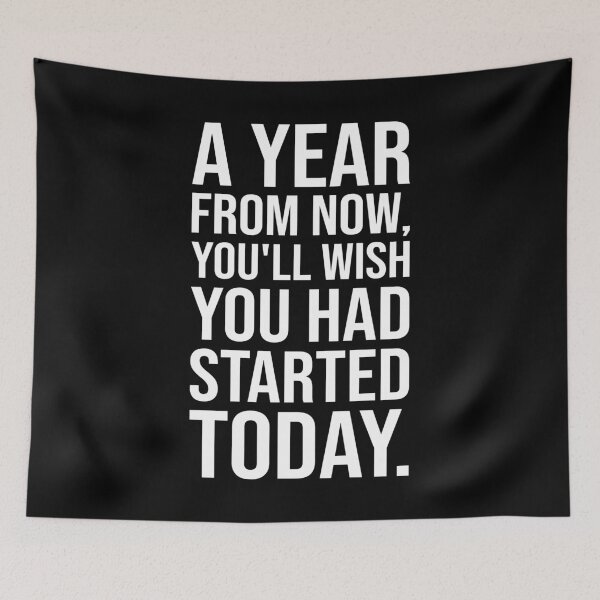 Item preview, Start Today, New Year's Resolution - Success Motivational designed and sold by chantastical.