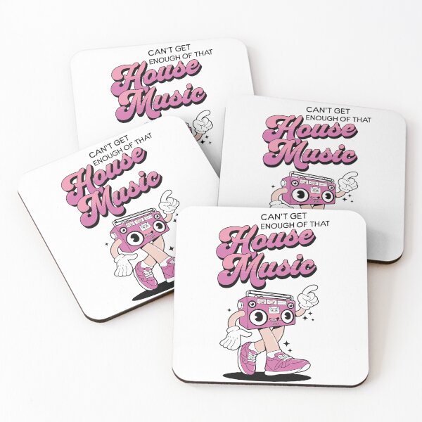 Item preview, HOUSE MUSIC  - Can't Get Enough (Black/Pink)  designed and sold by Discothreadz.