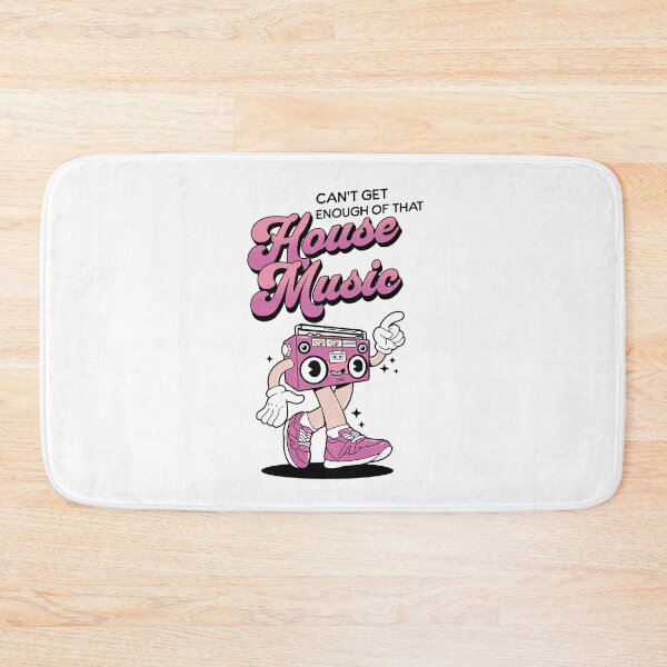 Item preview, HOUSE MUSIC  - Can't Get Enough (Black/Pink)  designed and sold by Discothreadz.