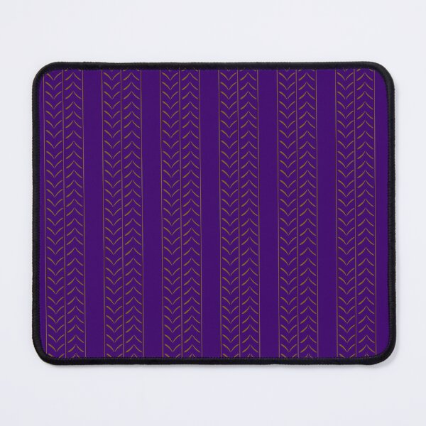 Item preview, Art Deco-Inspired Doodle Chevron Stripes - Purple Gold designed and sold by alisnwonderland.