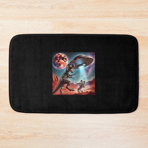 Item preview, Dino UFO Selfie: Alien Encounter designed and sold by TrippyBunnyShop.