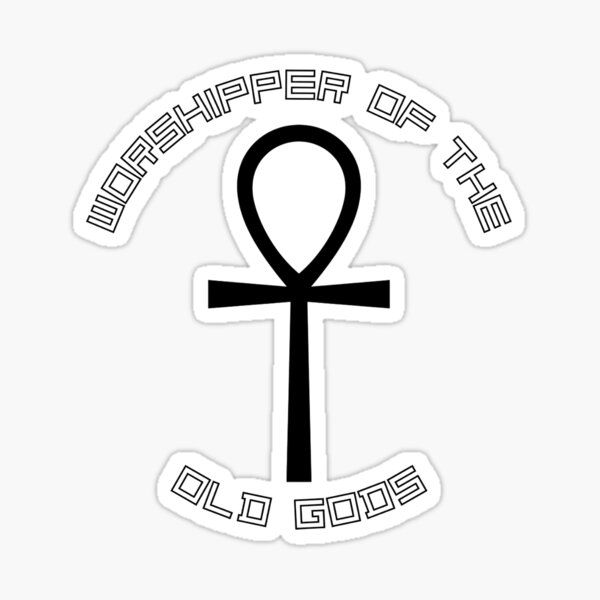 Item preview, “Worshipper of the Old Gods” Kemetic Ankh Version designed and sold by UnhumanOddities.