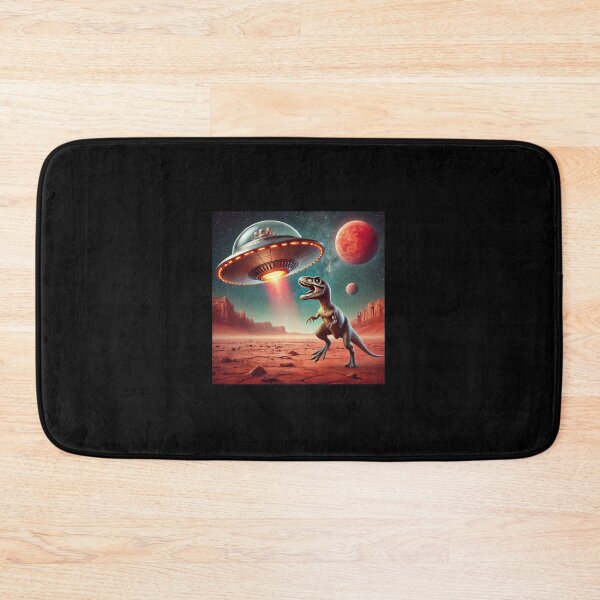 Item preview, Dino UFO Selfie: Alien Encounter designed and sold by TrippyBunnyShop.