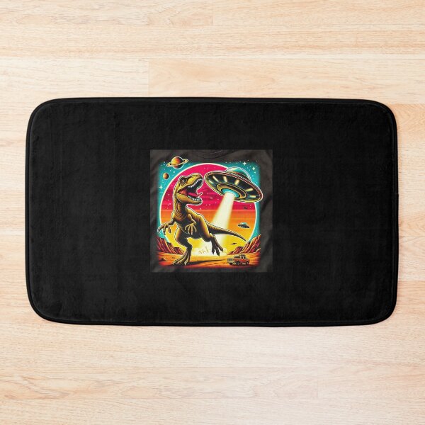 Item preview, Dino UFO Selfie: Alien Encounter designed and sold by TrippyBunnyShop.