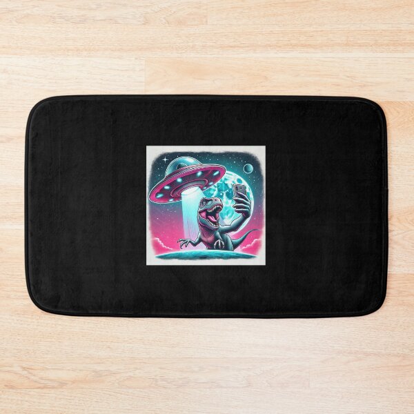 Item preview, Dino UFO Selfie: Alien Encounter designed and sold by TrippyBunnyShop.