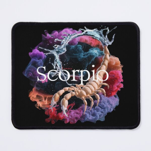 Aperçu de l'œuvre Scorpion Scorpion avec un motif de fumée colorée créée et vendue par Lisa Pearlman.