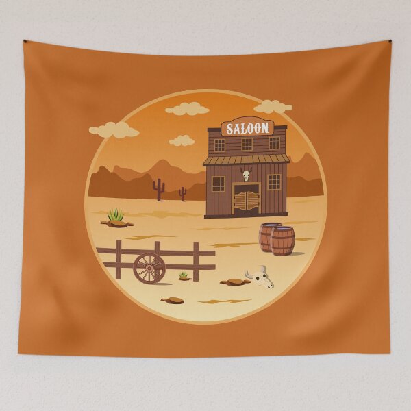 Item preview, Wild West Theme designed and sold by Sfumata Illustration.