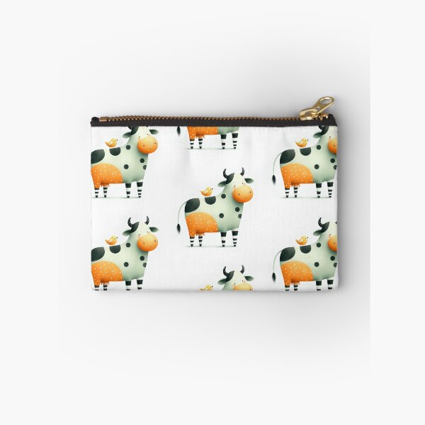 Item preview, A whimsical illustration of cute cow designed and sold by Beyondnote-Art.