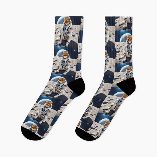Item preview, Tabby Cat Astronaut – Moon Mission Adventure in Space designed and sold by Fredster1966.