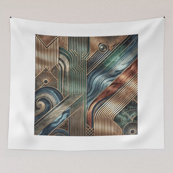 Item preview, Opulent Symphony: Abstract Luxury Art designed and sold by Bilikaru.