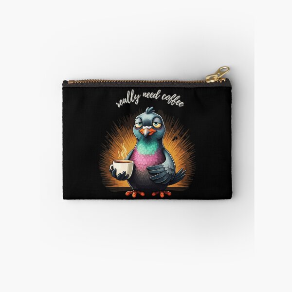 Item preview, Really Need Coffee Funny Pigeon designed and sold by JustCrazyPigeon.