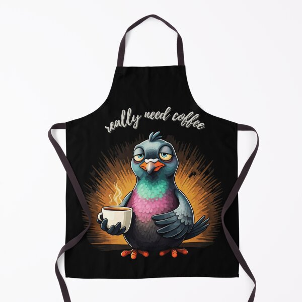 Item preview, Really Need Coffee Funny Pigeon designed and sold by JustCrazyPigeon.