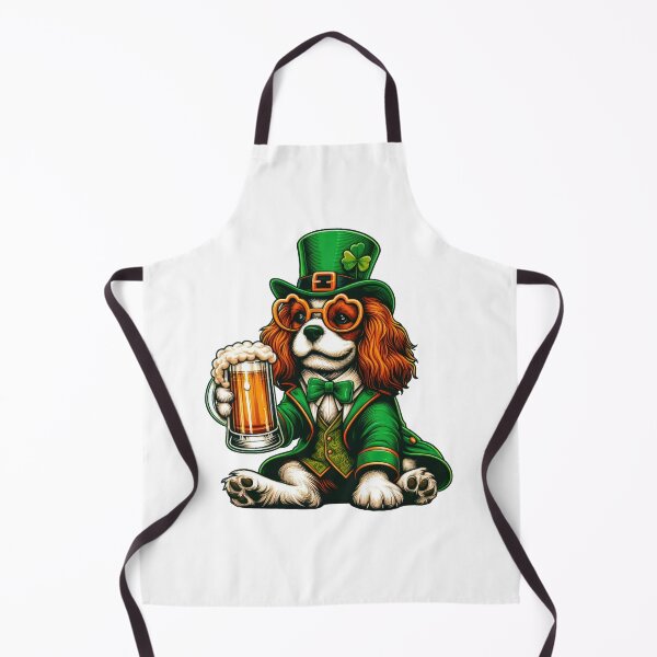 Item preview, Cavalier King Charles Spaniel Dog St Patrick's Day designed and sold by doodIllustrate.