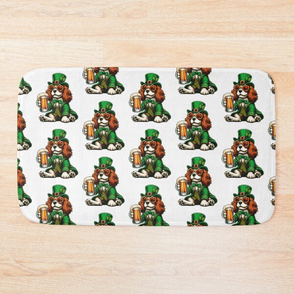 Item preview, Cavalier King Charles Spaniel Dog St Patrick's Day designed and sold by doodIllustrate.