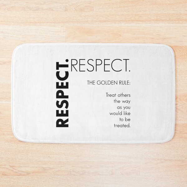 Item preview, RESPECT. THE GOLDEN RULE, Unique designed and sold by villacreativa.