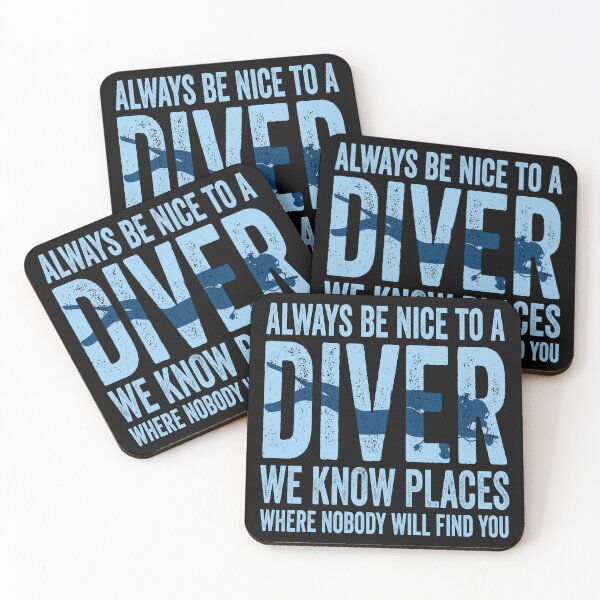 Item preview, Always Be Nice To A Diver Scuba Diving Diver designed and sold by Blok45.