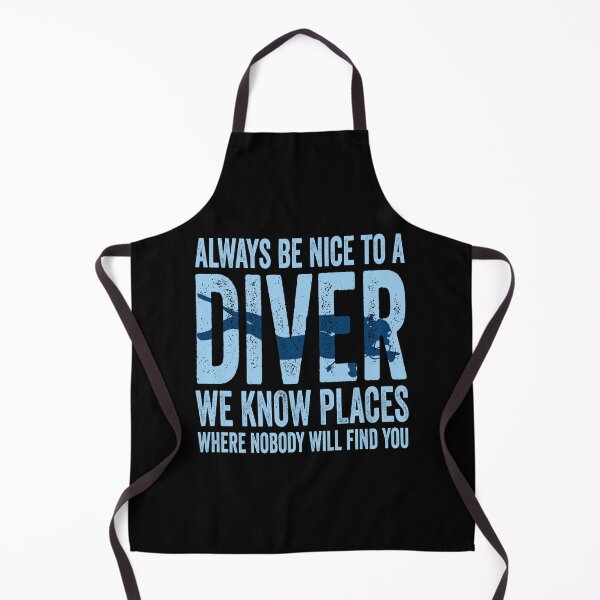 Item preview, Always Be Nice To A Diver Scuba Diving Diver designed and sold by Blok45.
