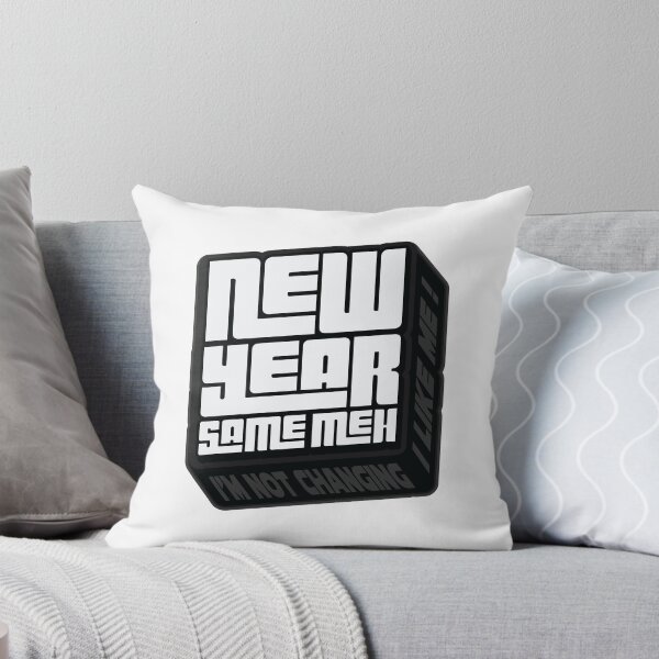 Item preview, New Year Same Meh - Meme designed and sold by Whimsical  Thinker.