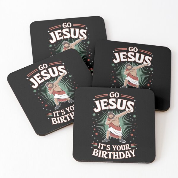 Item preview, Go Jesus It's Your Birthday Funny Christmas Dab Design designed and sold by Karsten Stier.