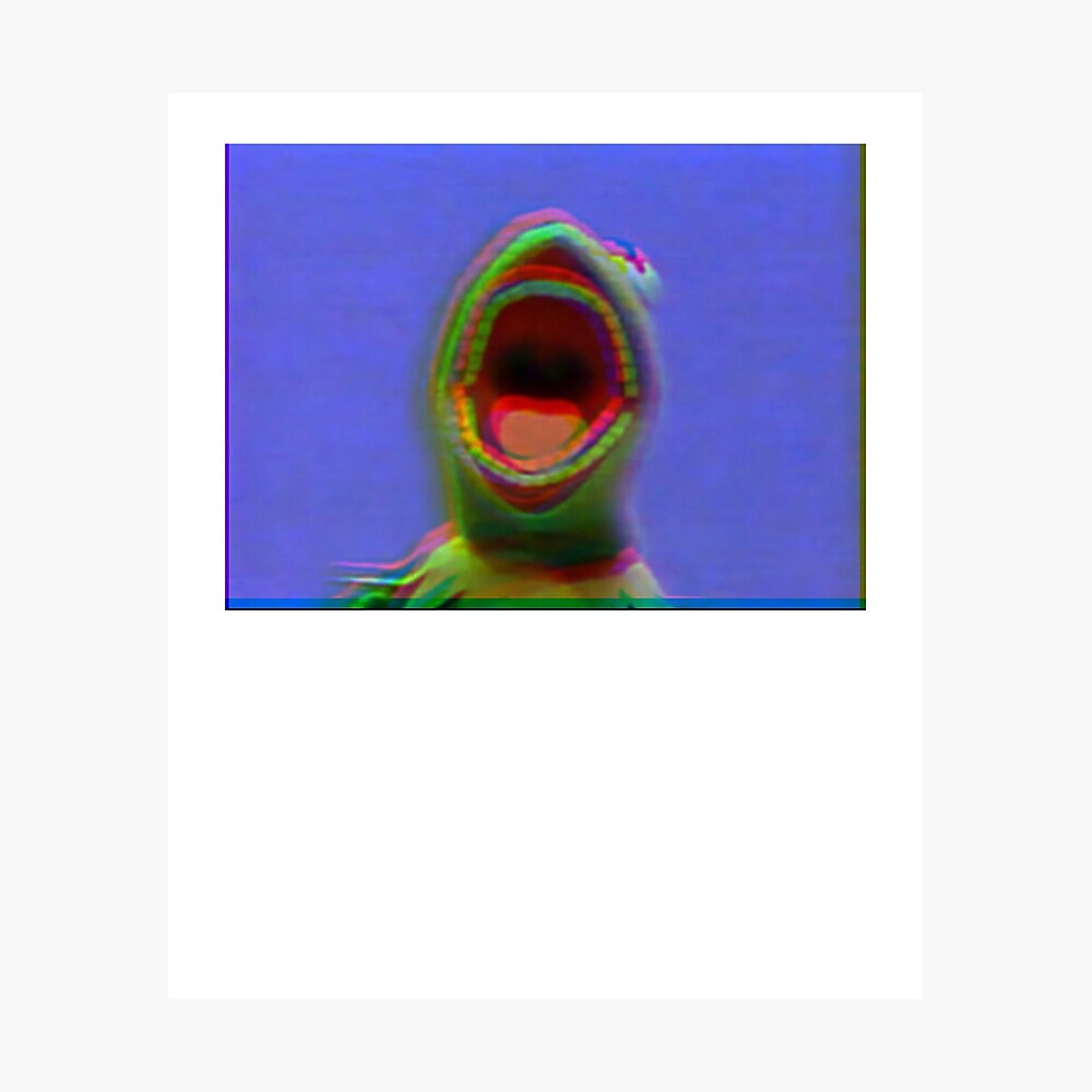 Kermit Screaming Meme ~ Meme Joke Funny