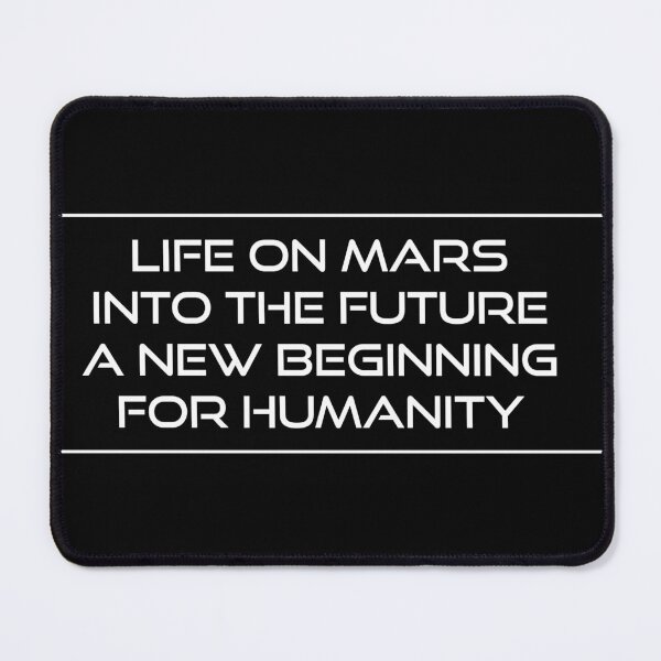 Item preview, Life on Mars . A New Beginning . Typographical Design . Black n' White . #1 designed and sold by Artistic63.