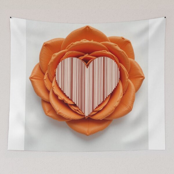 Item preview, Heart in Orange Rose designed and sold by Azrabi.