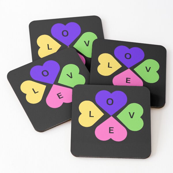 Item preview, The many colour of Love, Love, Friendship, Admiration, Warmth designed and sold by Right-UR.