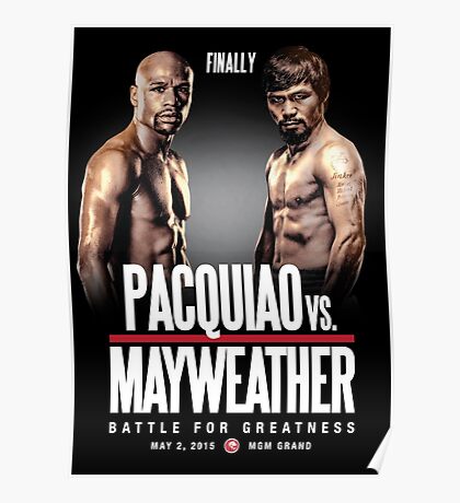 Mayweather Vs Pacquiao: Posters | Redbubble