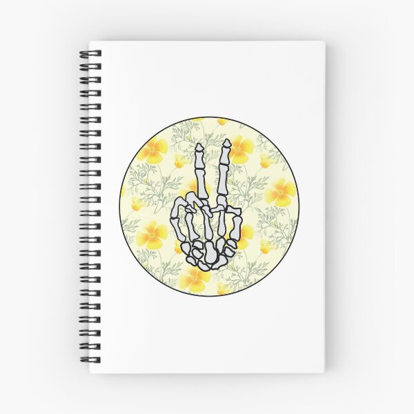 Item preview, Floral Yellow Peace Sign  designed and sold by happygocasey.