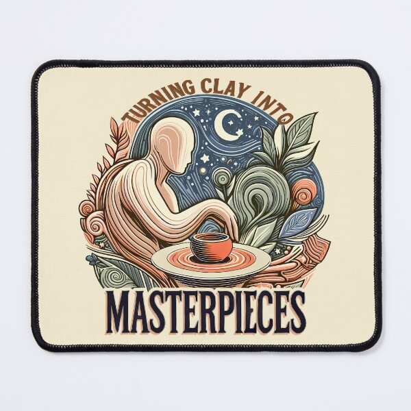 Item preview, Turning Clay into Masterpieces, typography designed and sold by maxmaj.