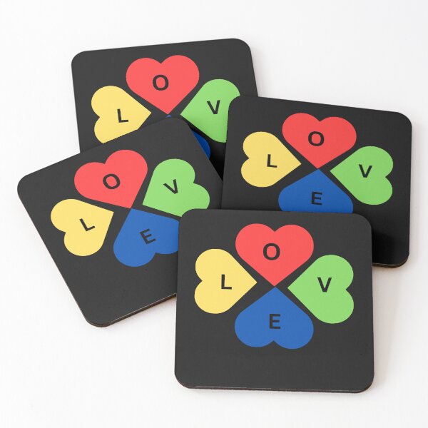 Item preview, The many colour of Love, Love, Friendship, Admiration, Warmth designed and sold by Right-UR.