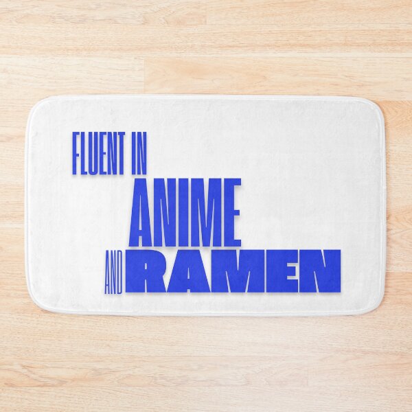 Item preview, Fluent in Anime and Ramen Minimalist Classic designed and sold by SEVENPRINTS.