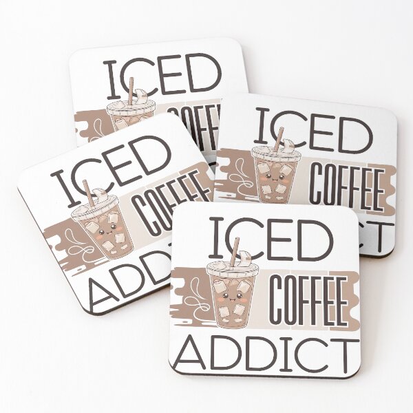 Item preview,  Iced Coffee Addict – Minimalist Coffee Lover Design designed and sold by Verycutethings.