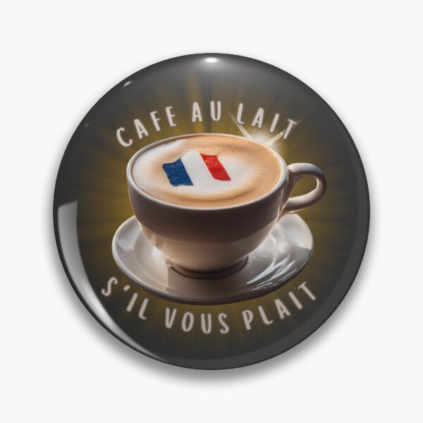 Item preview, Cafe Au Lait S'il Vous Plait (Coffee with Milk Please in French) designed and sold by figandroseco.