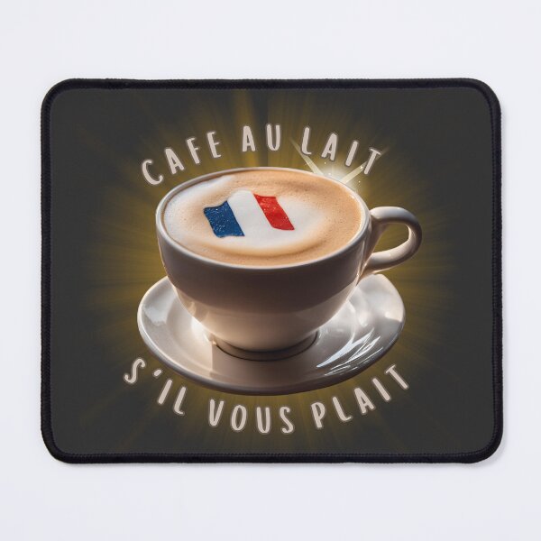 Item preview, Cafe Au Lait S'il Vous Plait (Coffee with Milk Please in French) designed and sold by figandroseco.