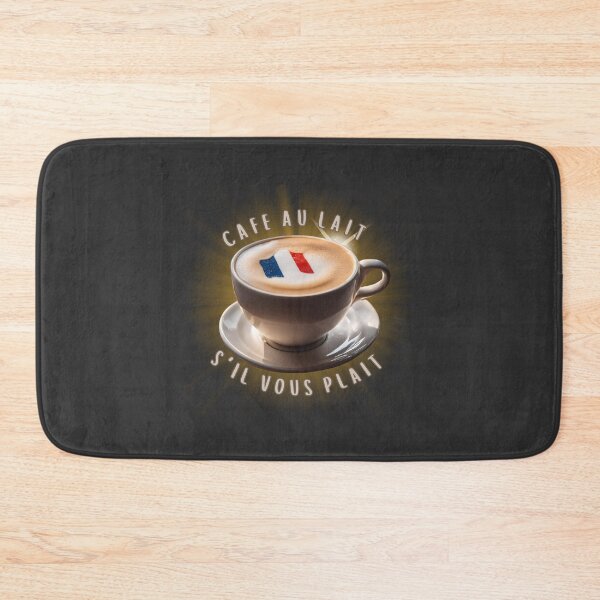 Item preview, Cafe Au Lait S'il Vous Plait (Coffee with Milk Please in French) designed and sold by figandroseco.