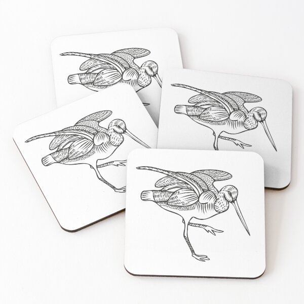 Item preview, Limnodromus scolopaceus bird designed and sold by alina-k-design.