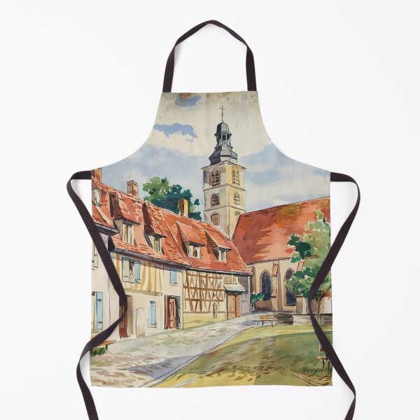 Item preview, Vintage French Village Travel bienvenue en france designed and sold by Tamas Das.