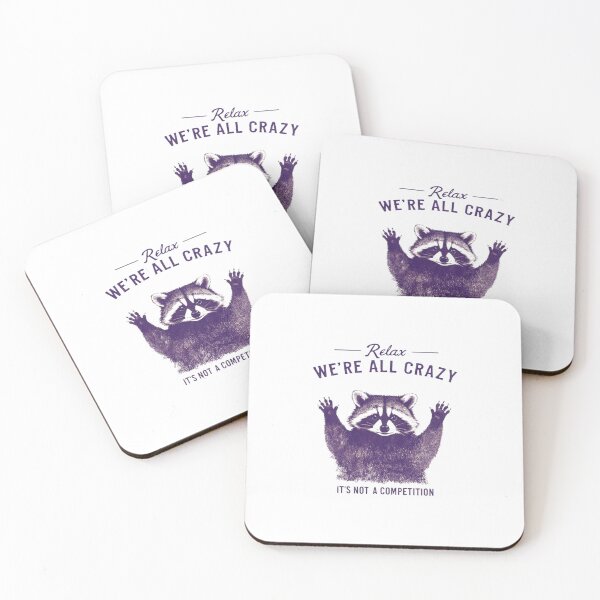 Item preview, We Are All Crazy - Fun and Quirky Design for T-Shirts, Stickers, and More designed and sold by Colorful-Garden.