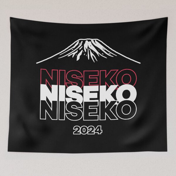 Item preview, NISEKO 2024 Snowboard decal | Japan Ski Resort - Hokkaido Snowboarding | Japow Powder Snow designed and sold by PawaPotto.