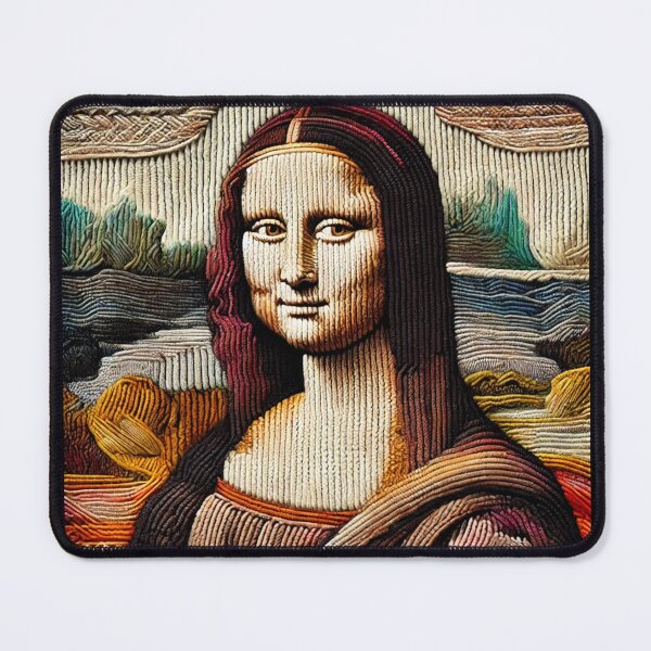 Item preview, Knitted Mona Lisa: A Textile Masterpiece designed and sold by KittyKatto.