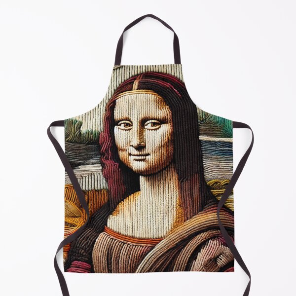 Item preview, Knitted Mona Lisa: A Textile Masterpiece designed and sold by KittyKatto.