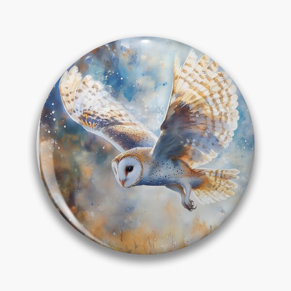 Item preview, Barn Owl in Flight designed and sold by laurashawart.