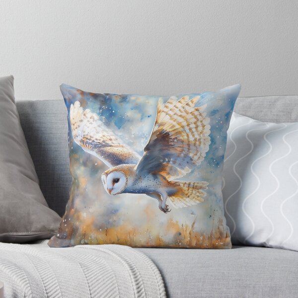 Item preview, Barn Owl in Flight designed and sold by laurashawart.