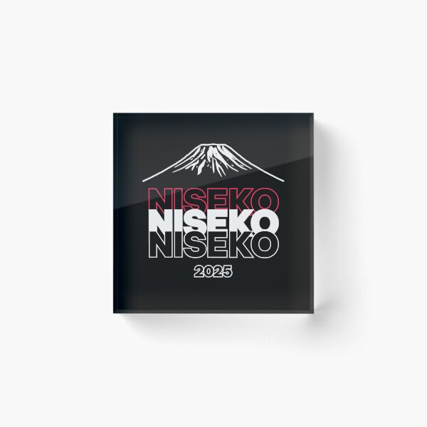 Item preview, NISEKO 2025 Snowboard decal | Japan Ski Resort - Hokkaido Snowboarding | Japow Powder Snow designed and sold by PawaPotto.