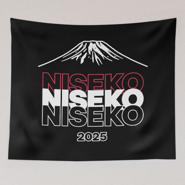 Item preview, NISEKO 2025 Snowboard decal | Japan Ski Resort - Hokkaido Snowboarding | Japow Powder Snow designed and sold by PawaPotto.