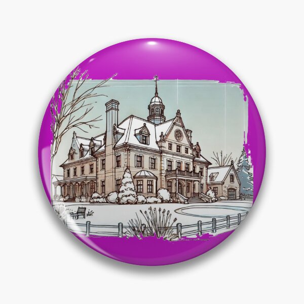 Item preview, Manheim Winter Scene - Mount Hope Estate 3D Sketch, designed and sold by PaintMeWorld.