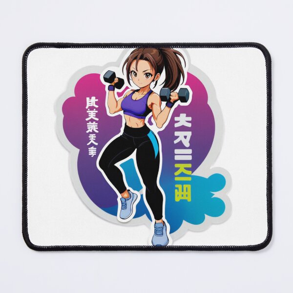 Item preview, Fitness Girl - Anime Motivation designed and sold by PrintFusion57.