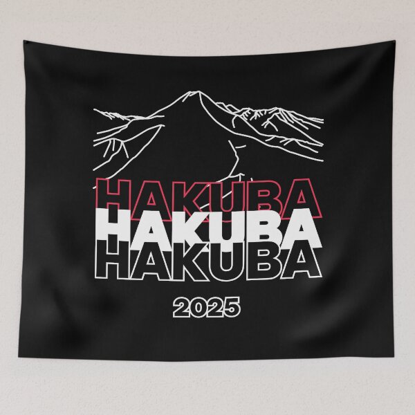 Item preview, HAKUBA 2025 Snowboard decal | Japan Ski Resort - Nagano Snowboarding | Japow Powder Snow designed and sold by PawaPotto.